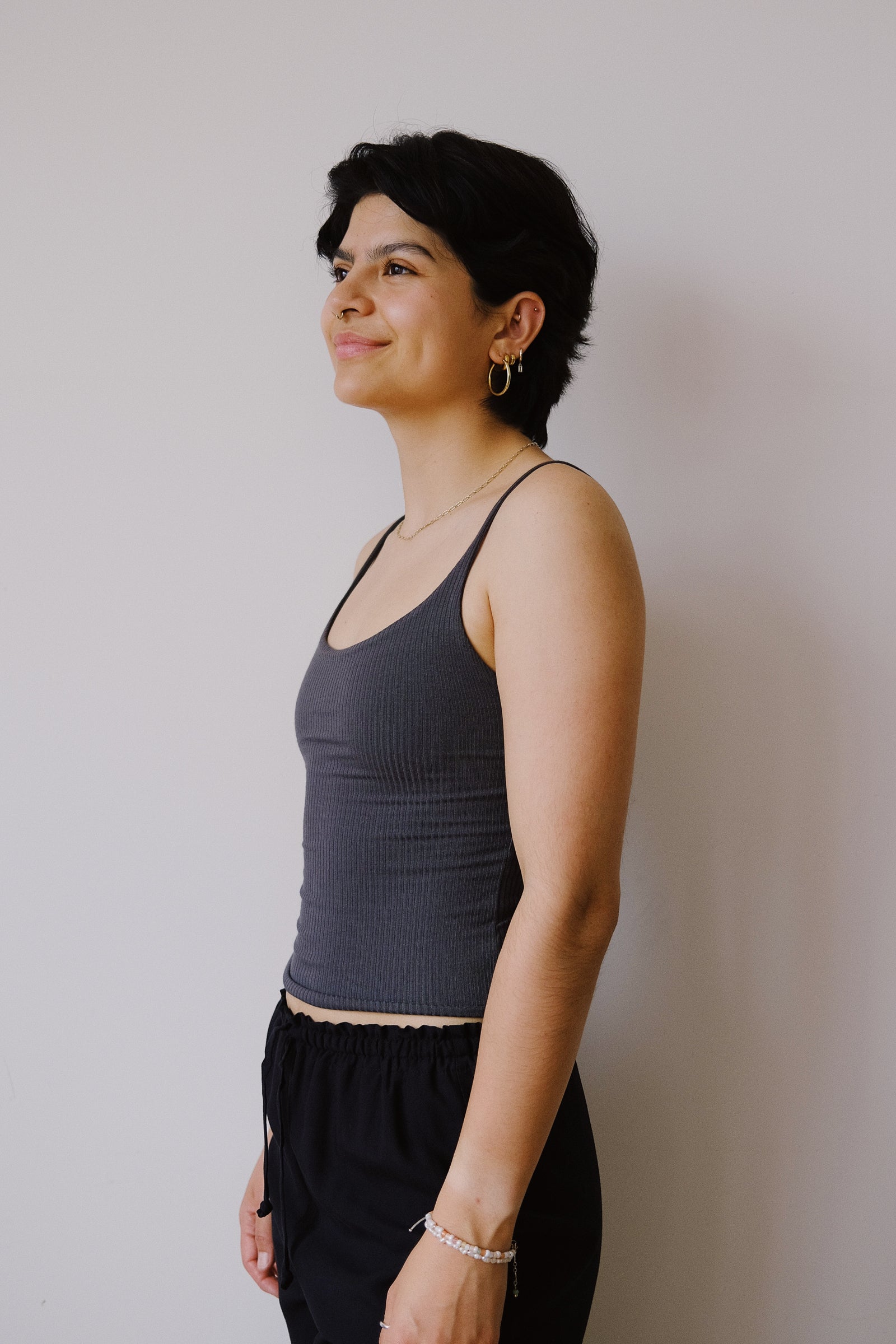 Strap Top - Ada - Anthracite - collab zürich