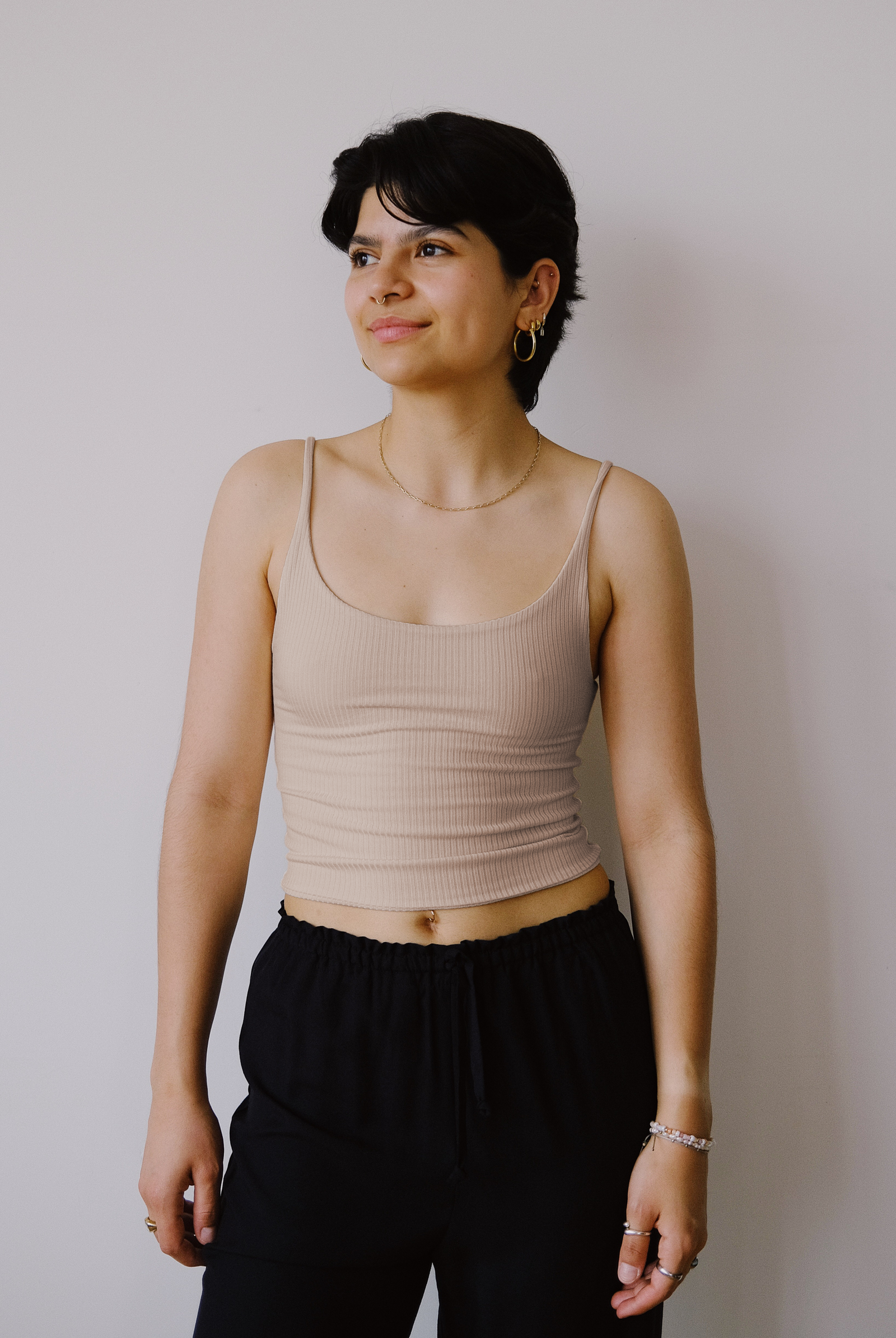 Ada Strap Top - Sand - collab zürich