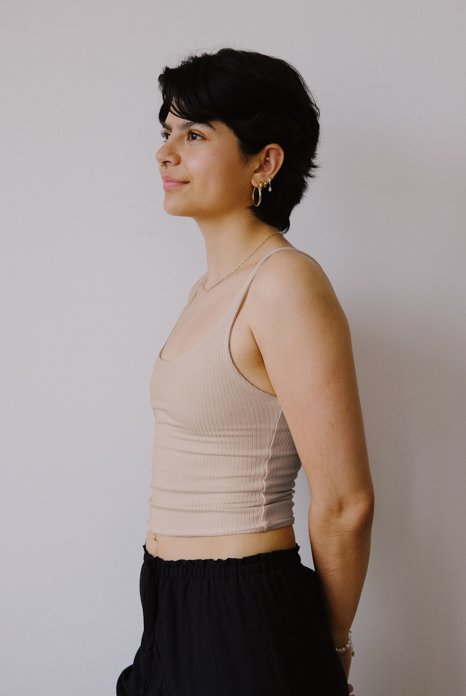 Ada Strap Top - Sand - collab zürich