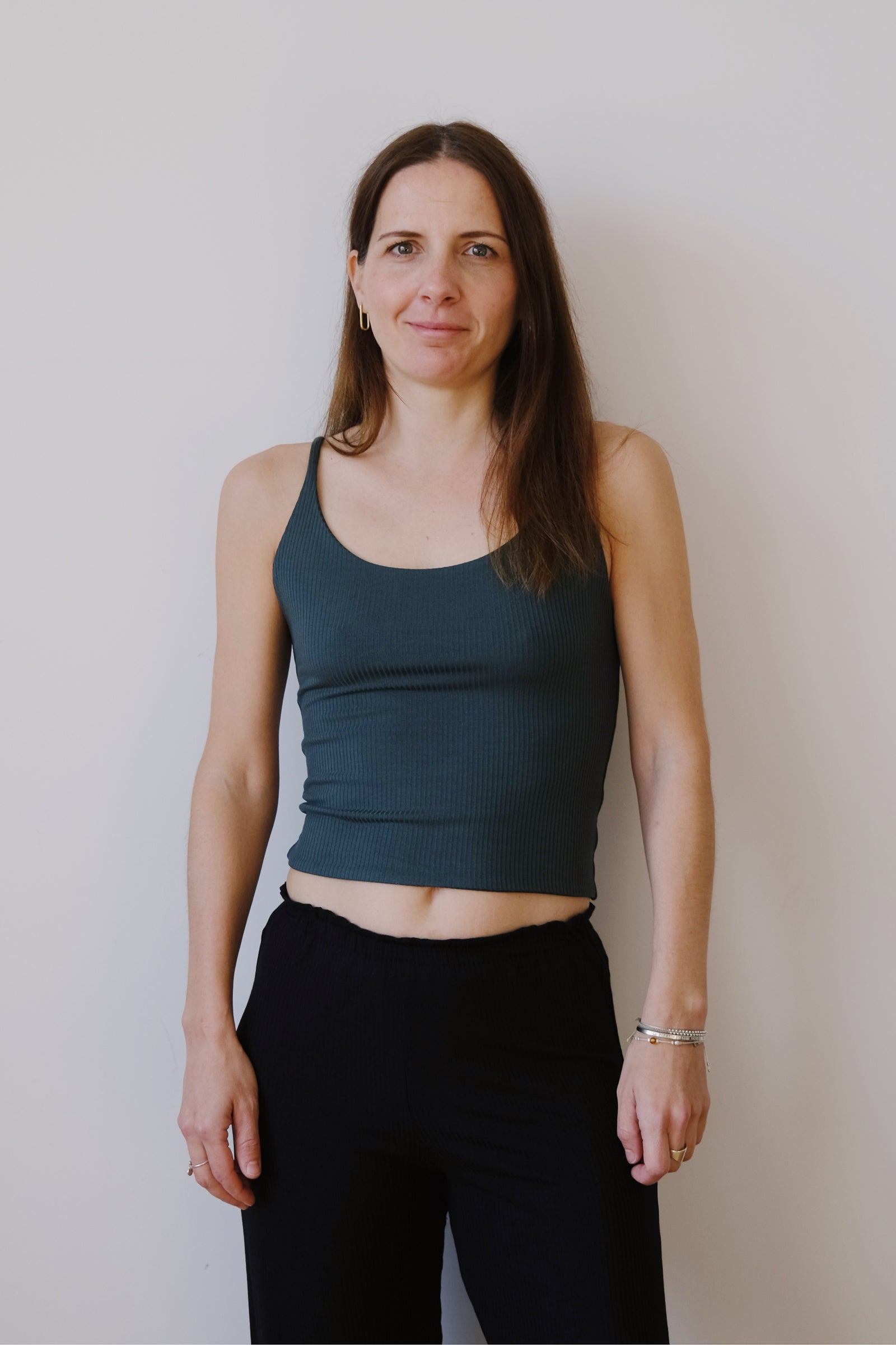 Strap Top - Ada - Emerald - collab zürich