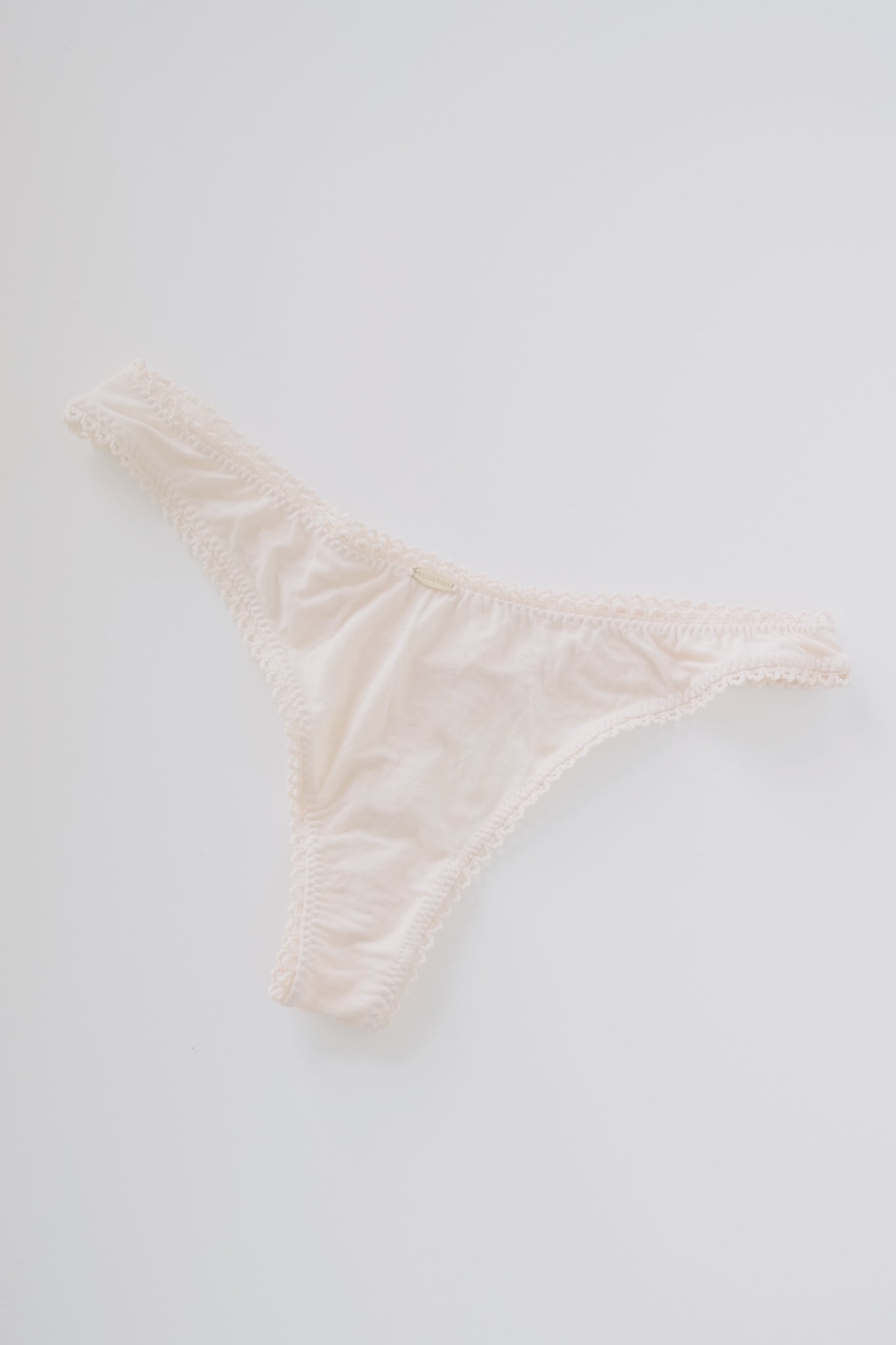 Bamboo Underwear - Thong - Cream - collab zürich