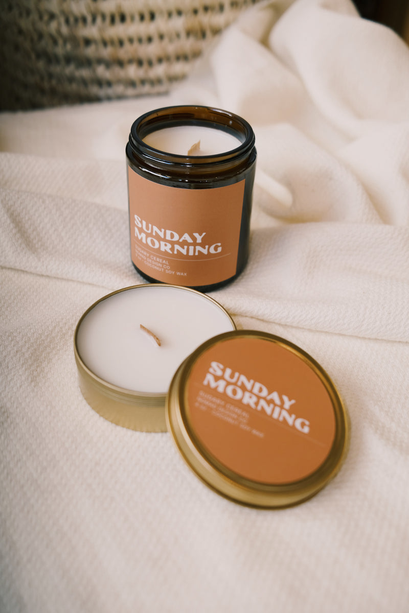 scented candle sunday morning collab zürich