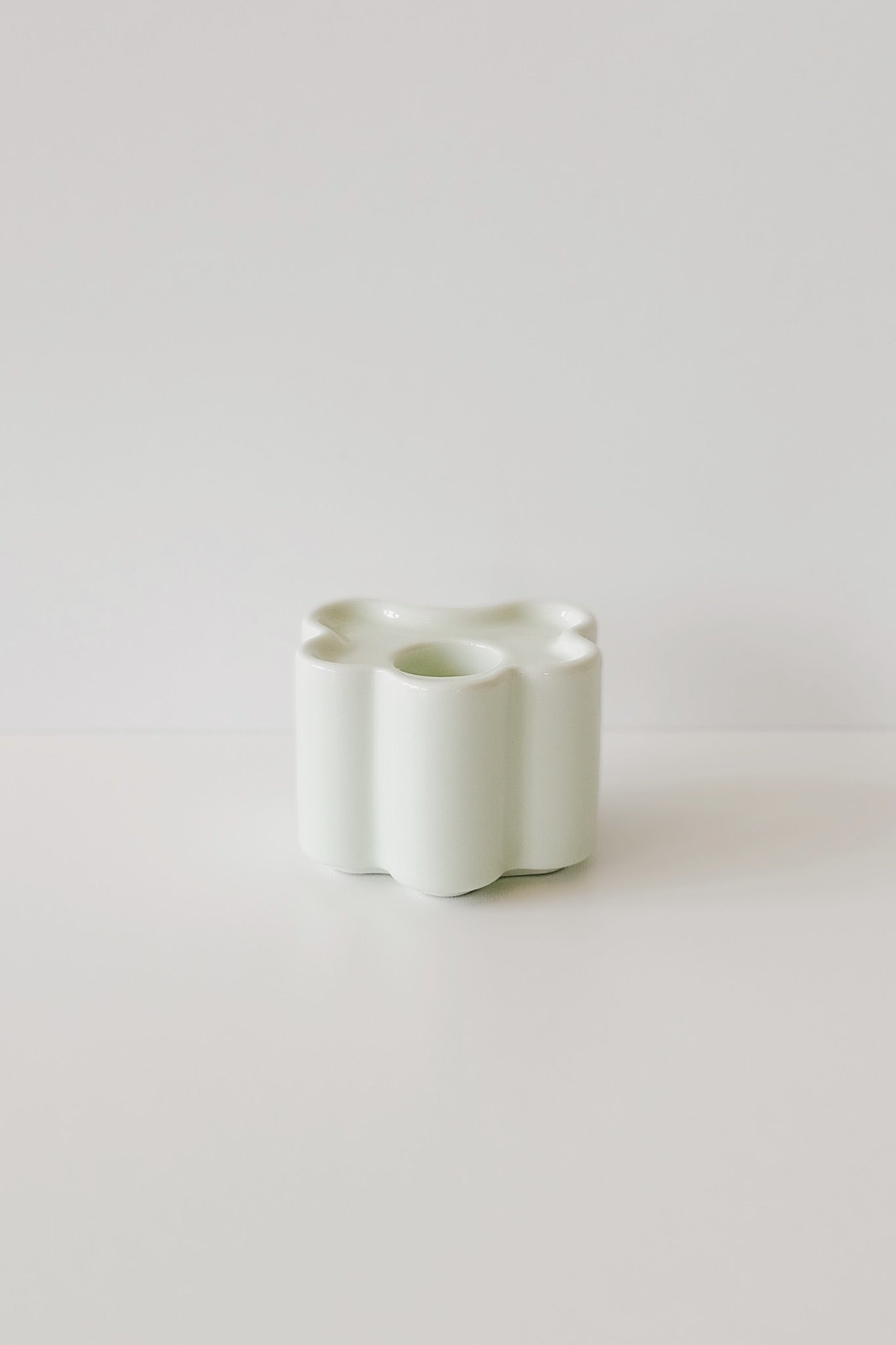 Candle Holder - Flora Small - Mint - collab zürich