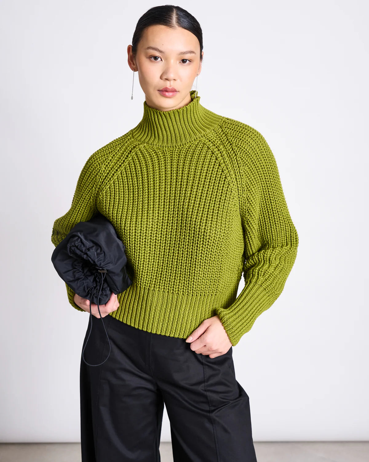 Cotton Jumper - Ola - Mossy Pear - collab zürich