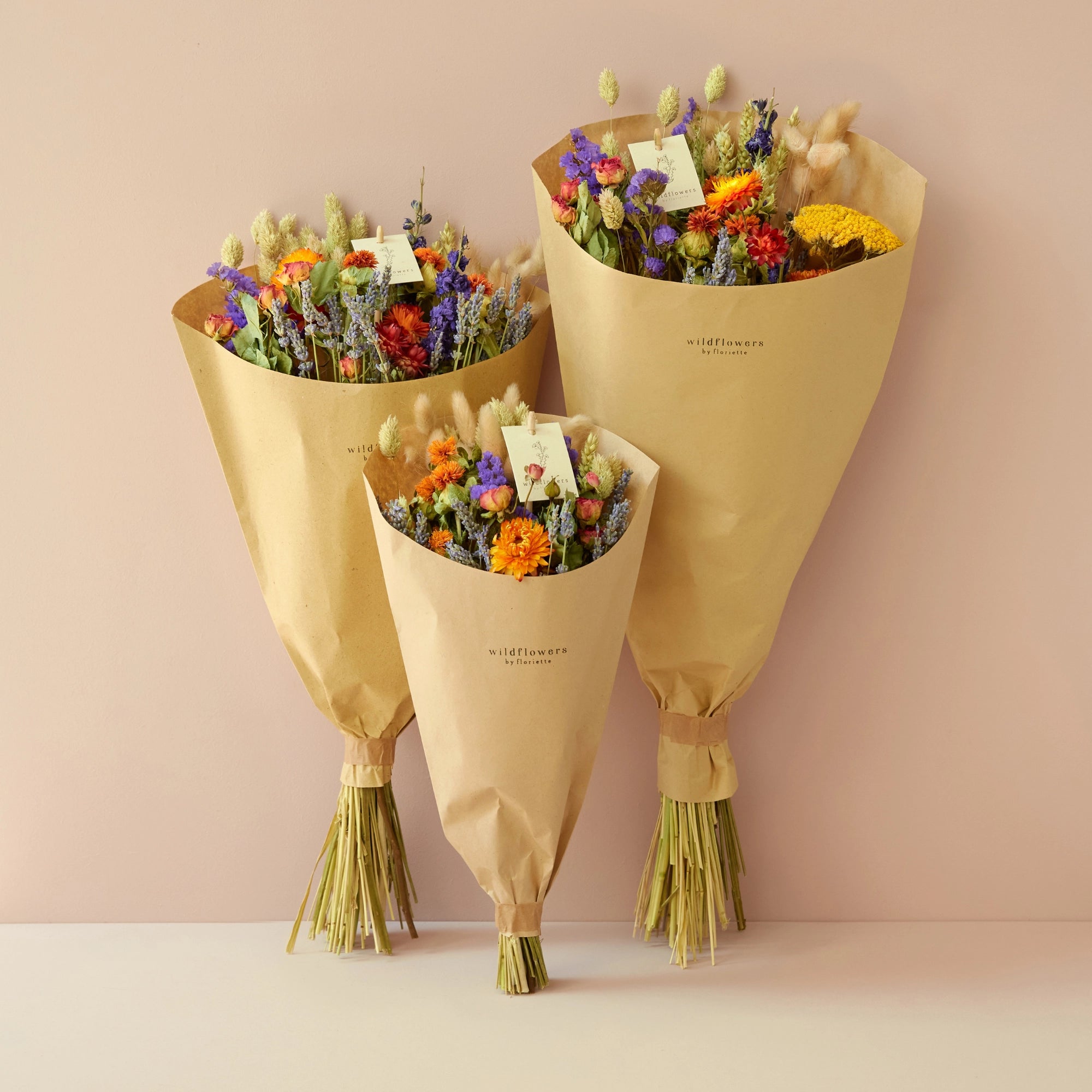 Dried Flowers - Bouquet - Orange - collab zürich