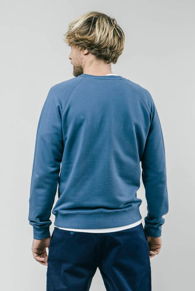 sweatshirt - out of office - blue - collab zürich