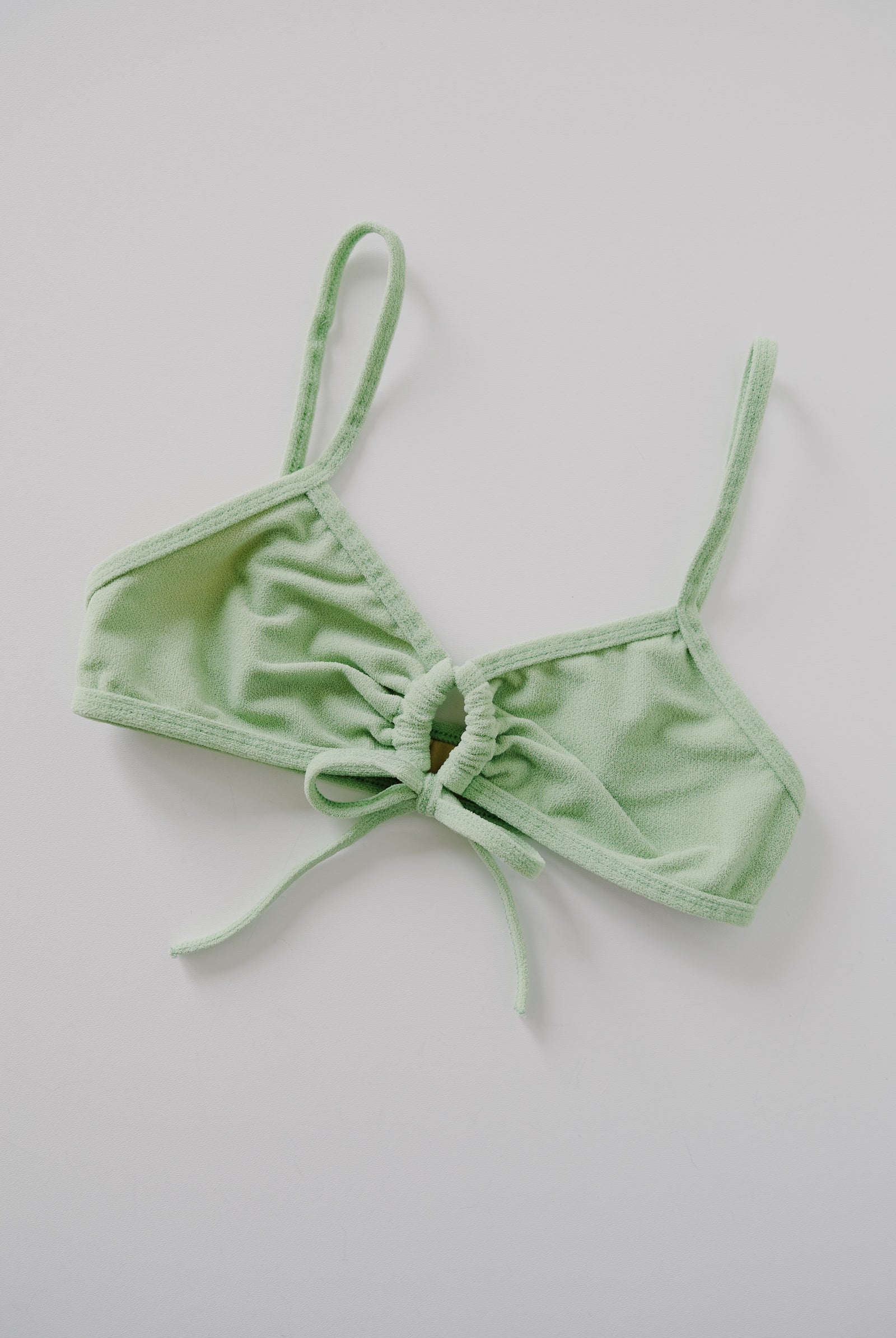 Bikini Top - Joran - Linden Green Terry - collab zürich