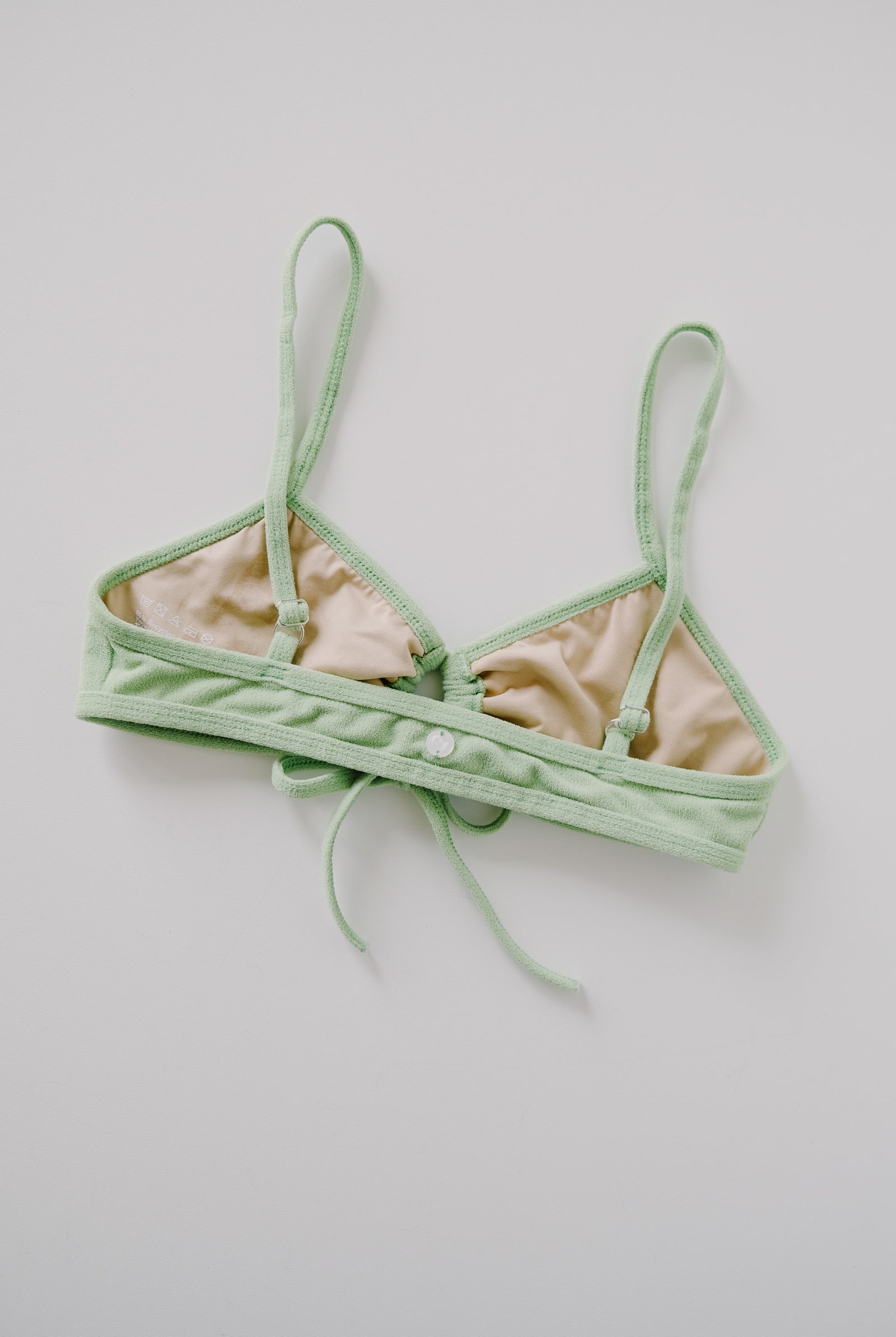 Bikini Top - Joran - Linden Green Terry - collab zürich