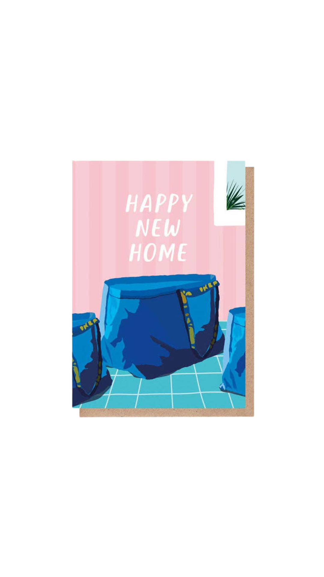 Card - Happy New Home Ikea Bag - collab zürich