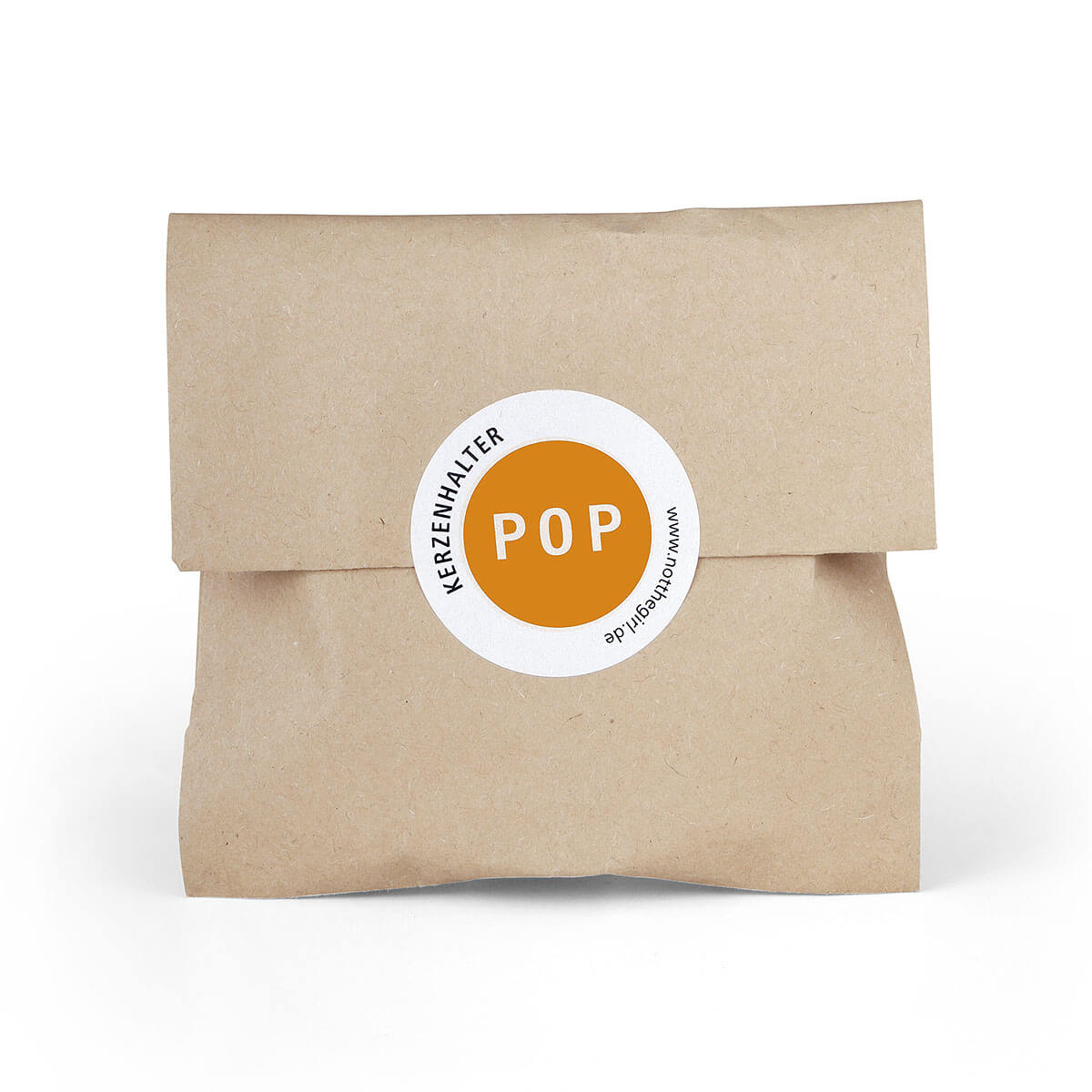 candle holder - POP - orange - collab zürich