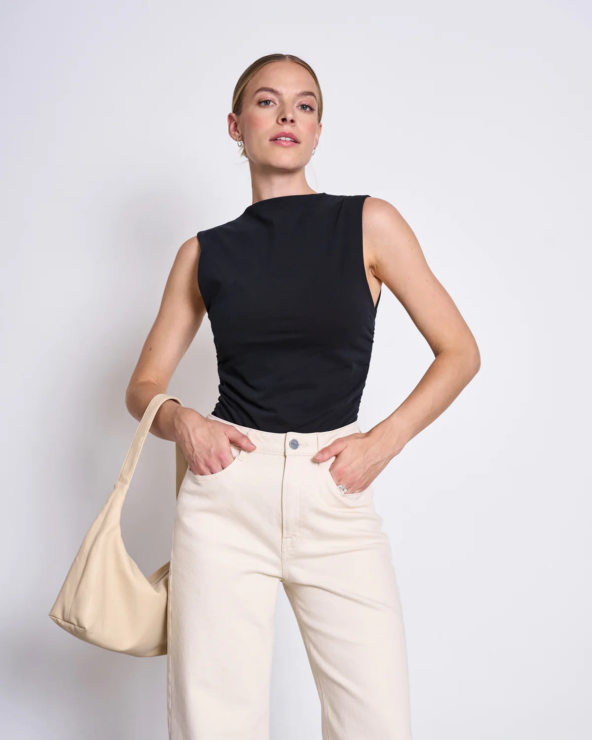 Ruffle Top - Rafo - Black - collab zürich