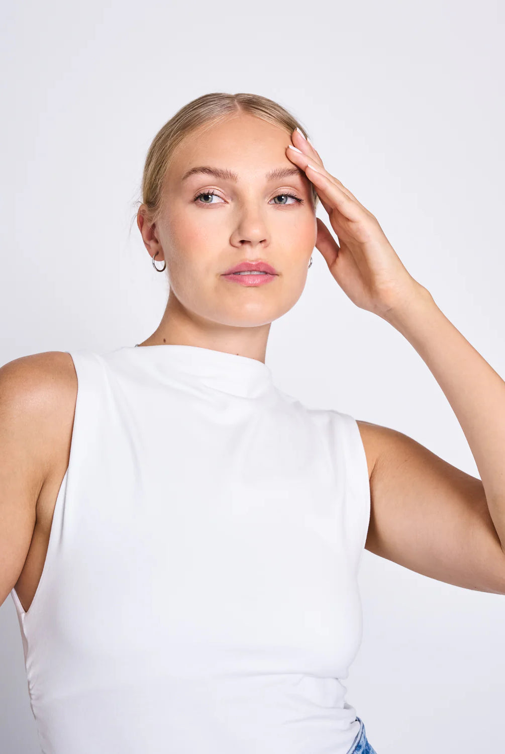 Ruffle Top - Rafo - White - collab zürich