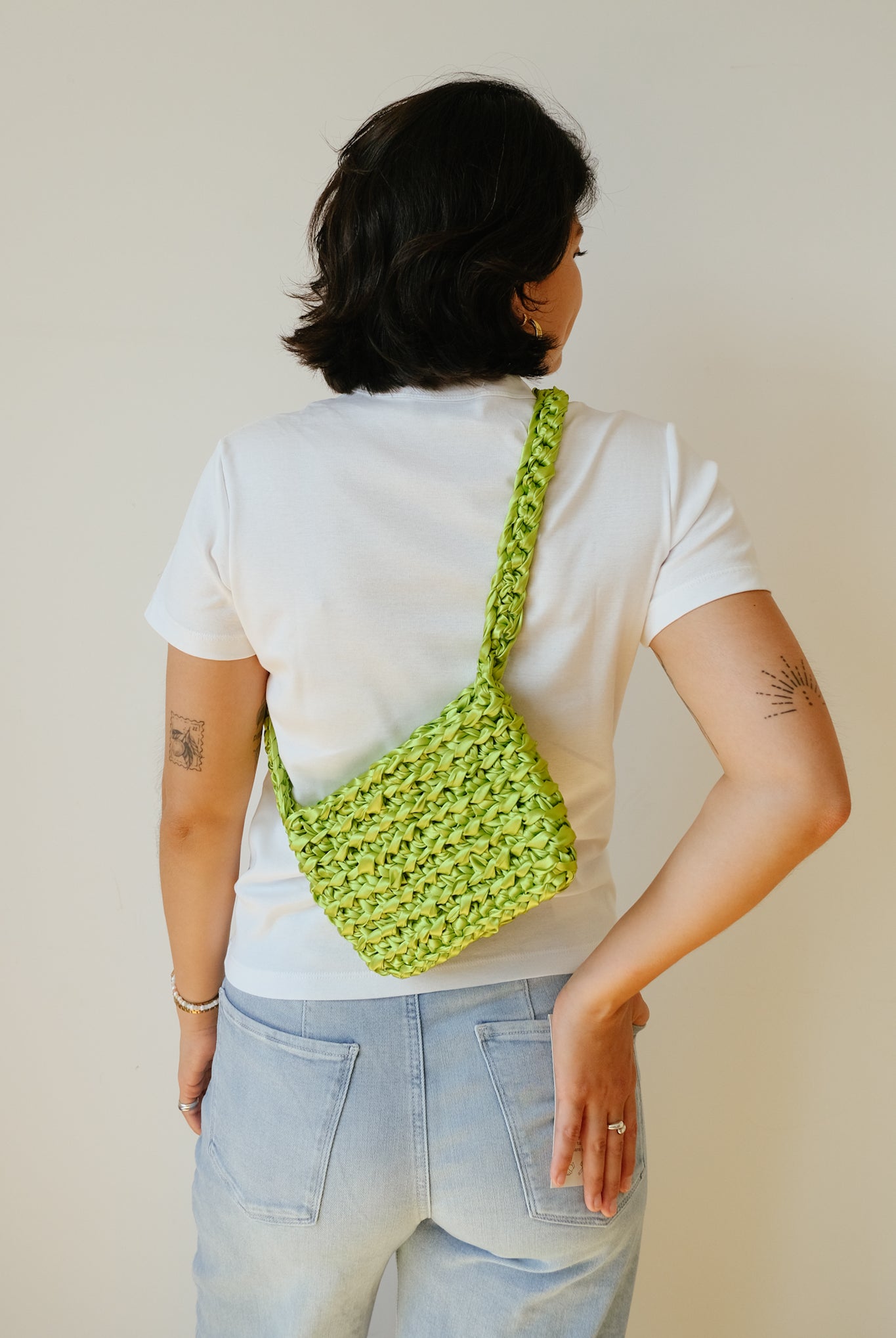 crochet bag - bling mini - collab zürich