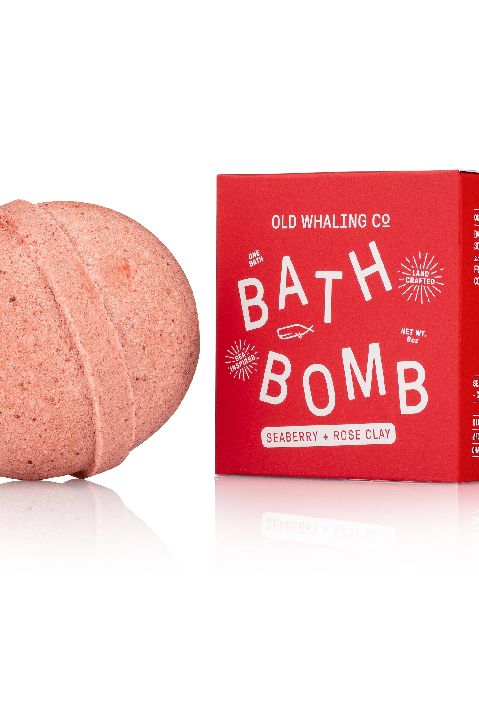 bath bomb - seaberry & rose clay - collab zürich
