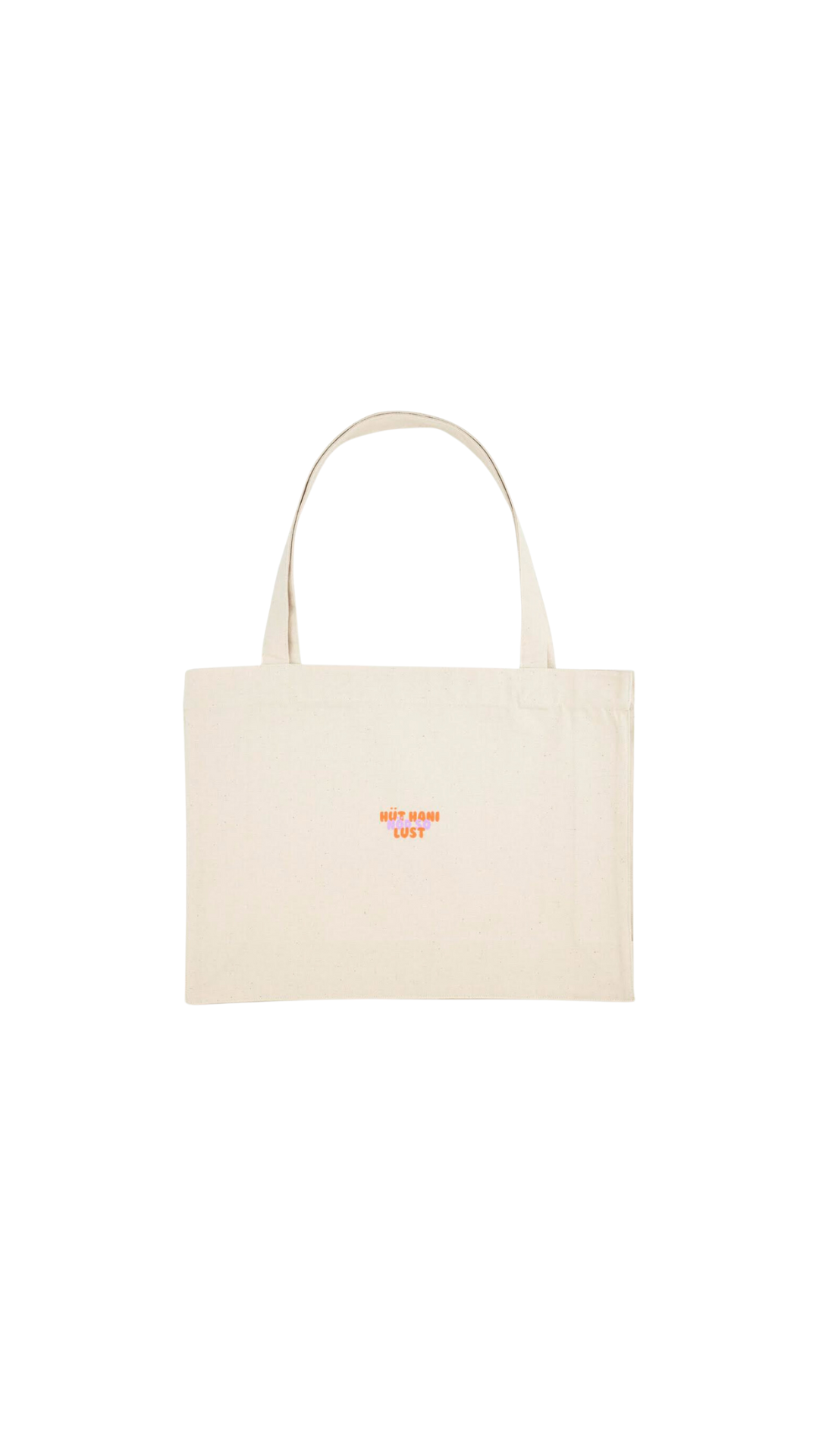 Shopper Bag - HÜT HANI NÖD SO LUST - Embroidery - collab zürich