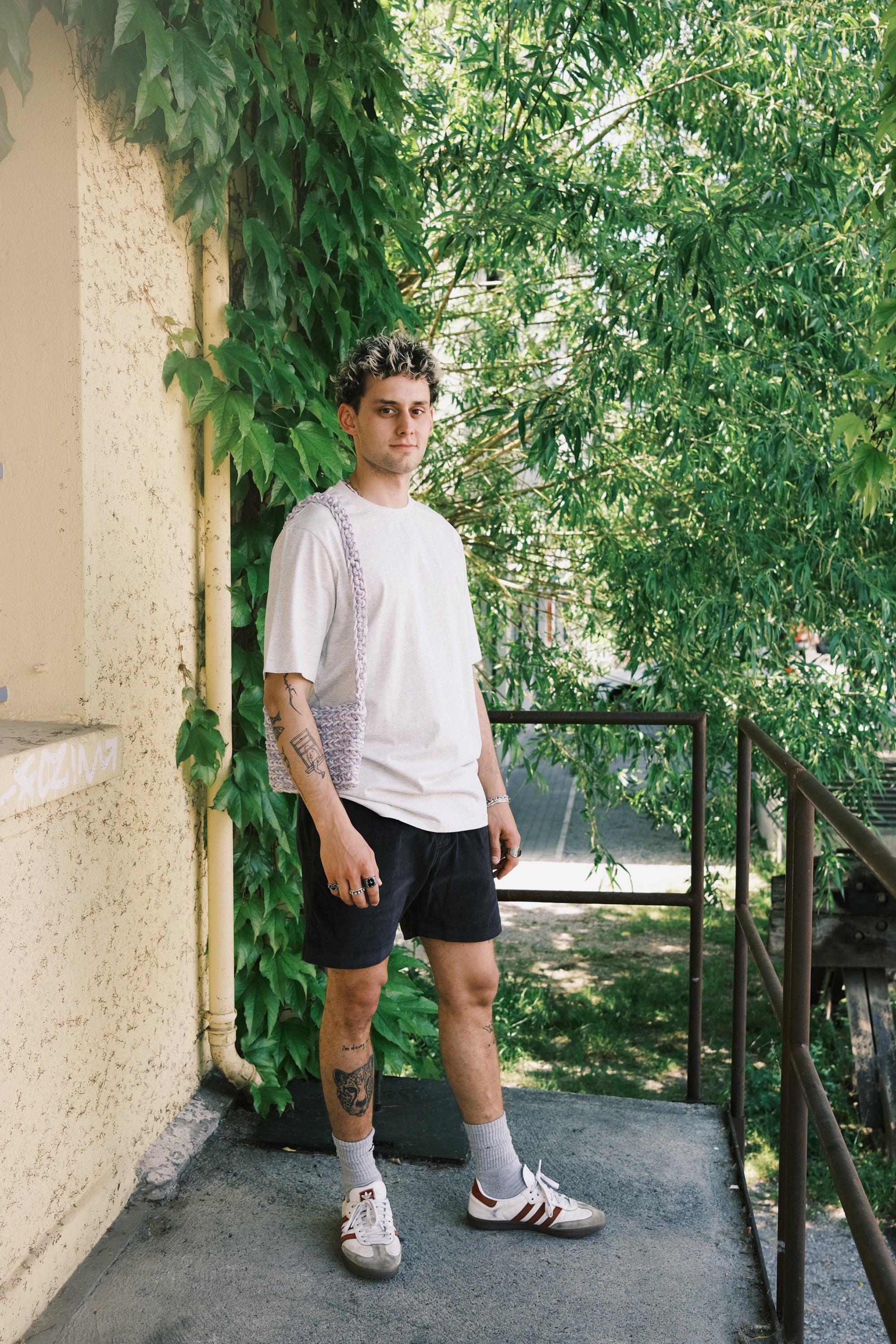 Unisex Cotton T-Shirt - Ash Heather - collab zürich