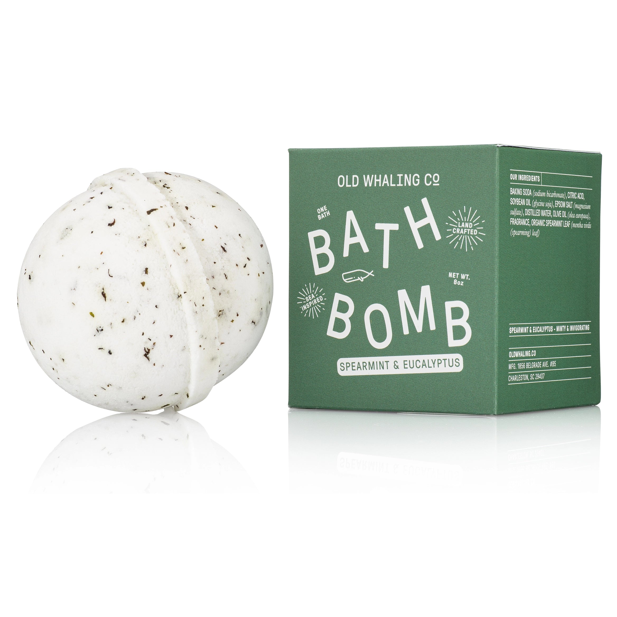 bath bomb - spearmint& eucalyptus - collab zürich