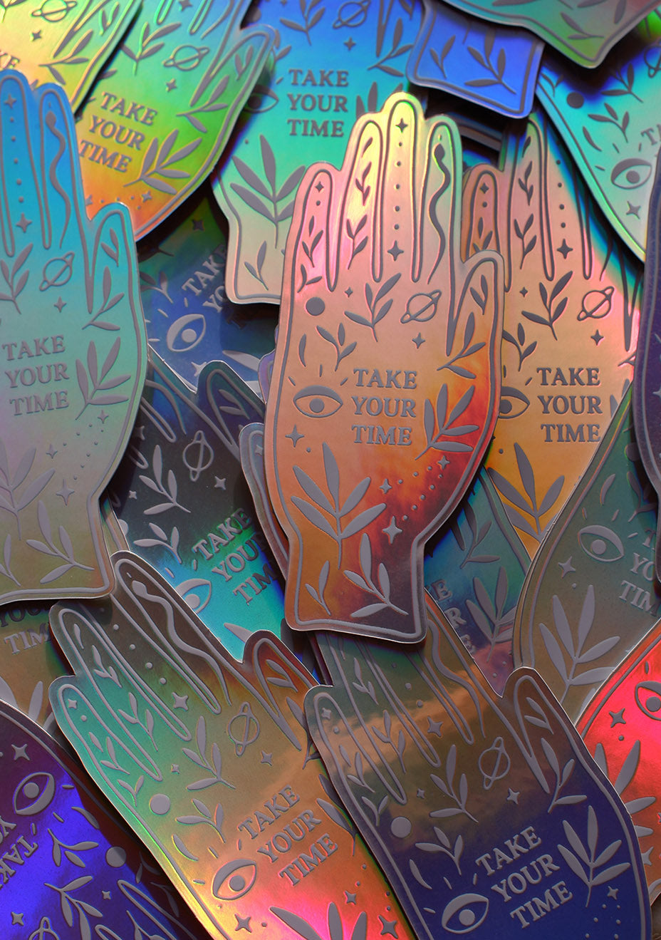 Holographic Stickers - Affirmations - collab zürich