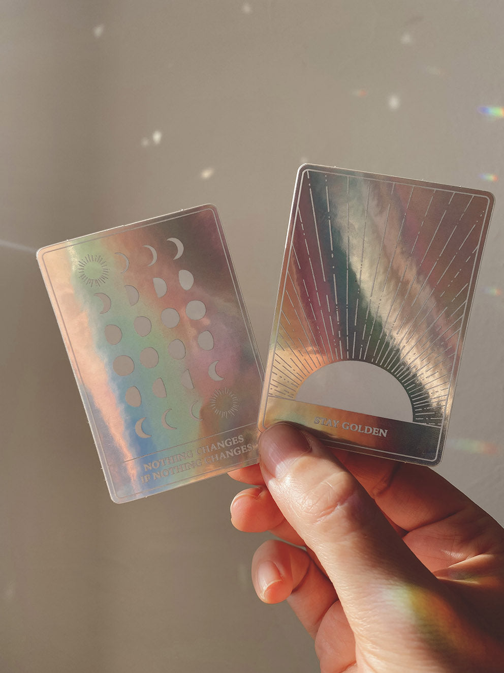 Holographic Stickers - Affirmations - collab zürich