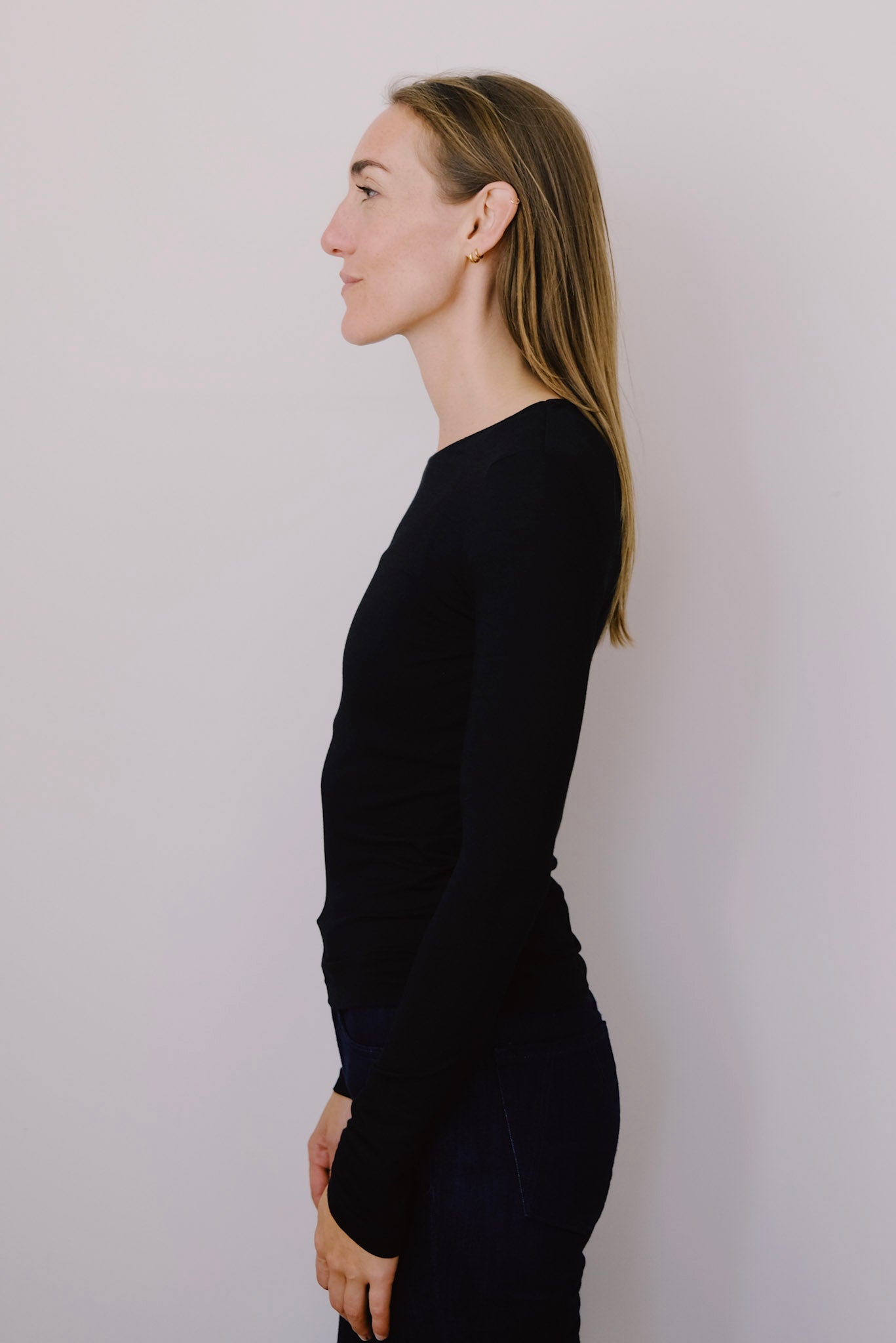 viscose longsleeve - brisa - black - collab zürich