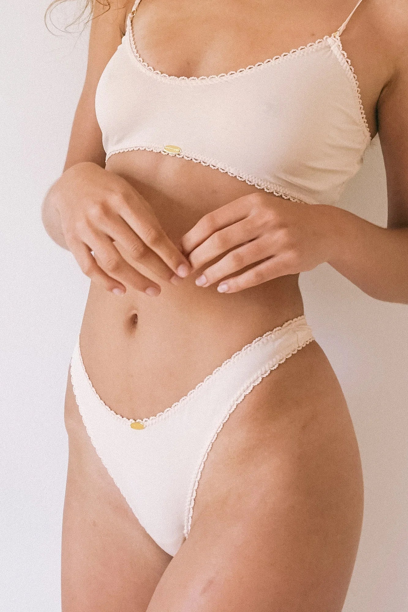 Bamboo Underwear - Thong - Cream - collab zürich