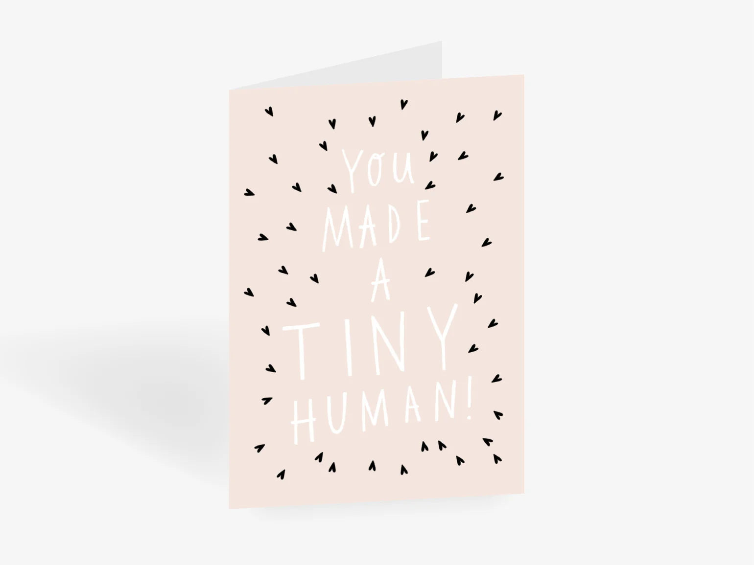 card - congratulations you made a tiny human - collab zürich