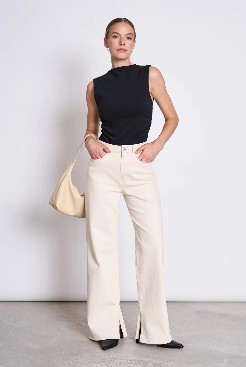 Ruffle Top - Rafo - Black - collab zürich