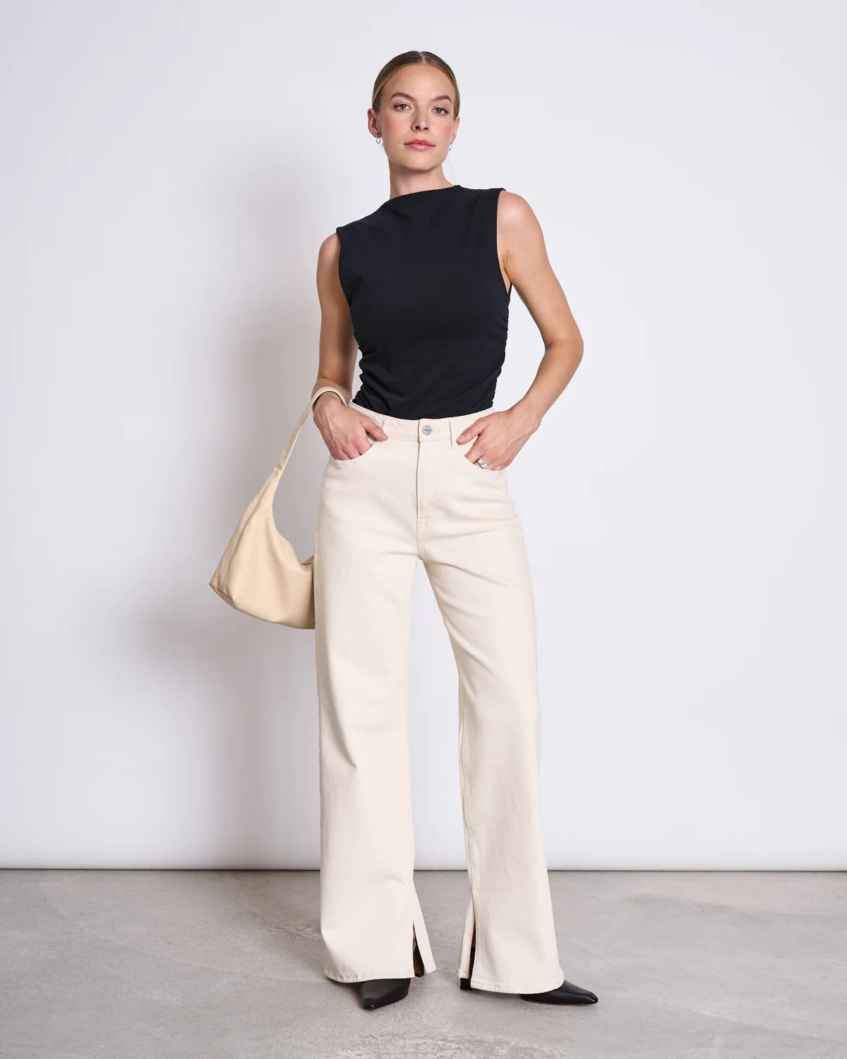 Ruffle Top - Rafo - Black - collab zürich