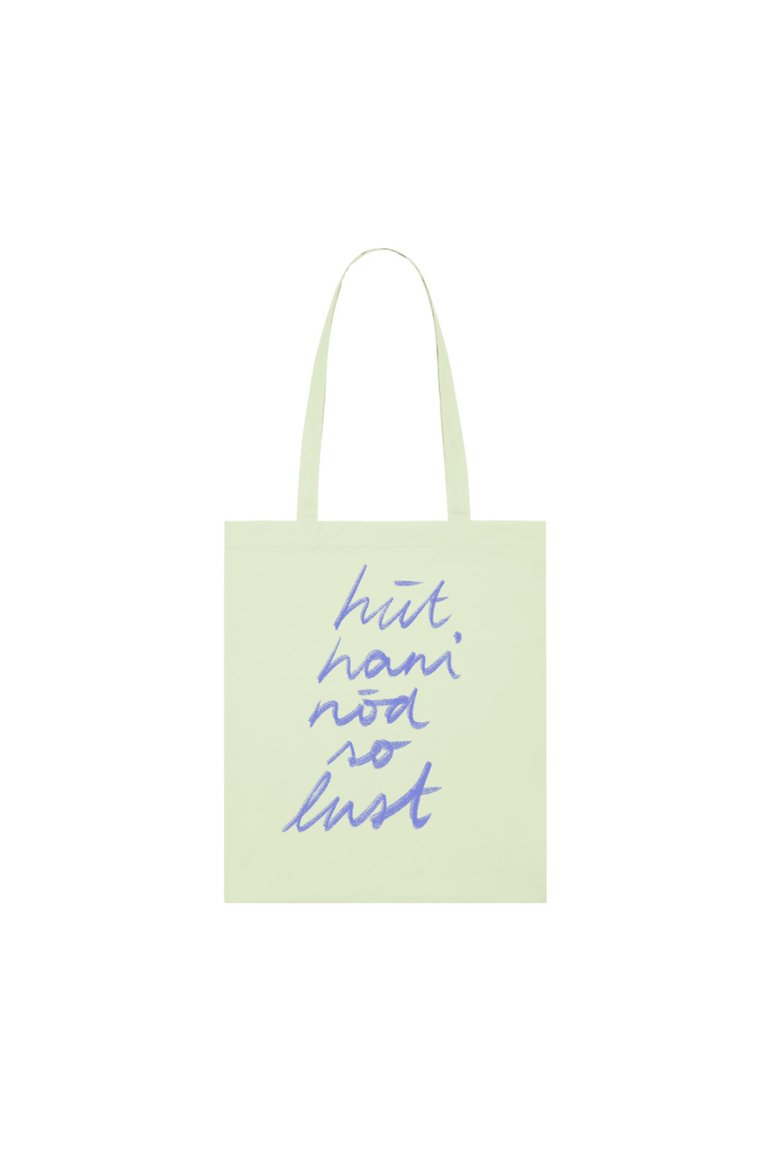 Tote Bag - hüt hani nöd so lust - Schnüerlischrift - collab zürich