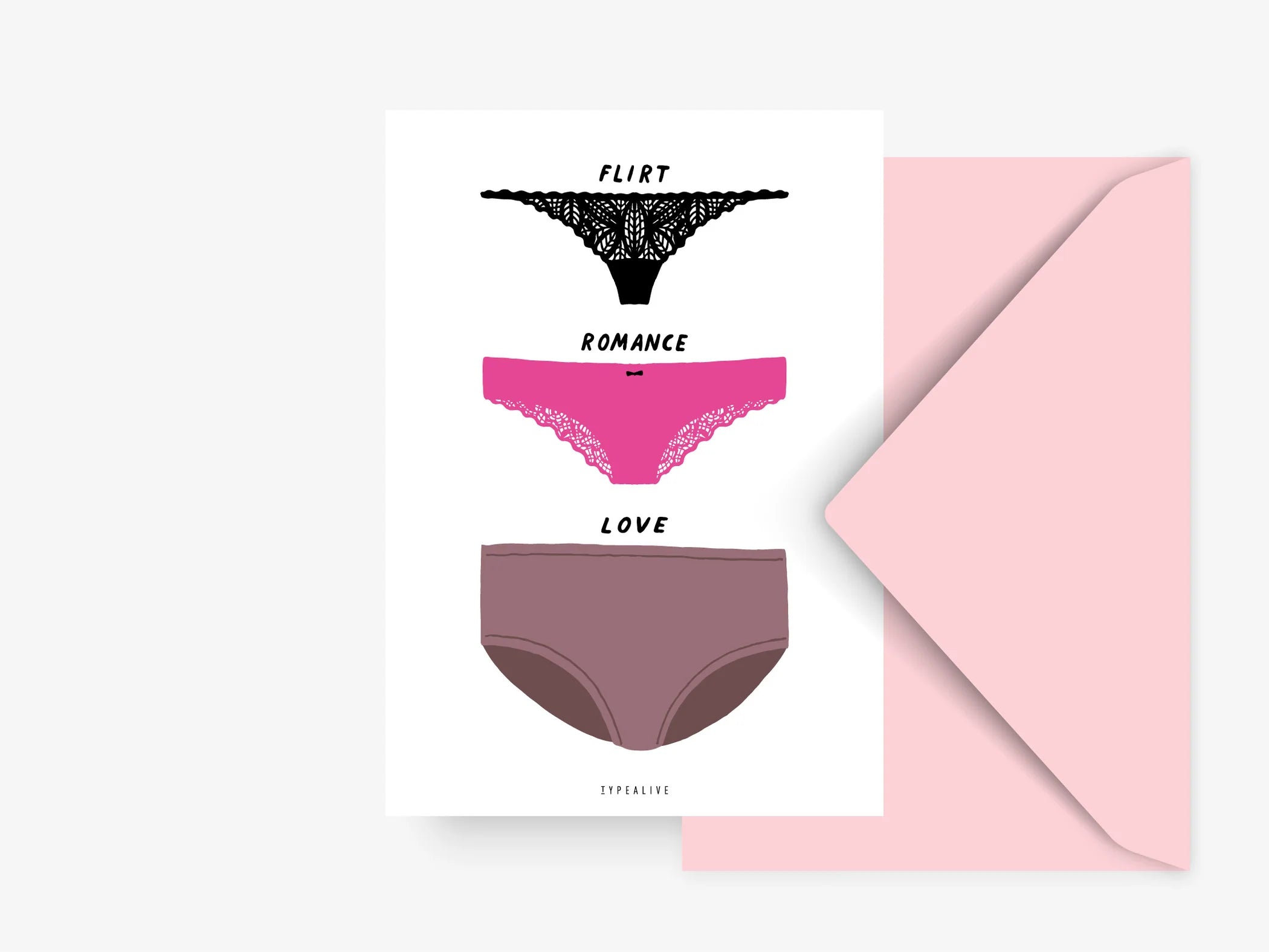 postcard - flirt, romance, love - collab zürich
