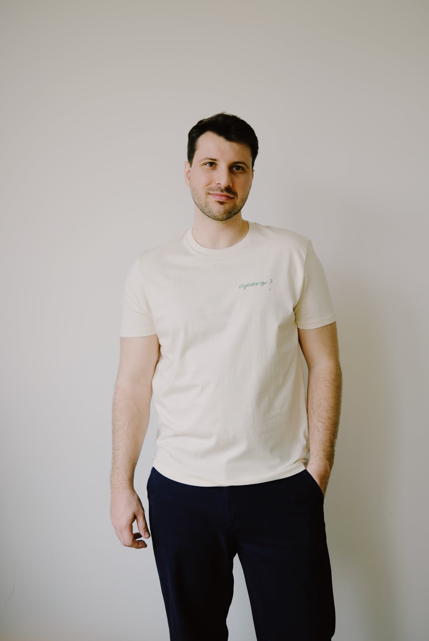 Unisex T-Shirt - apero? - Natural - collab zürich