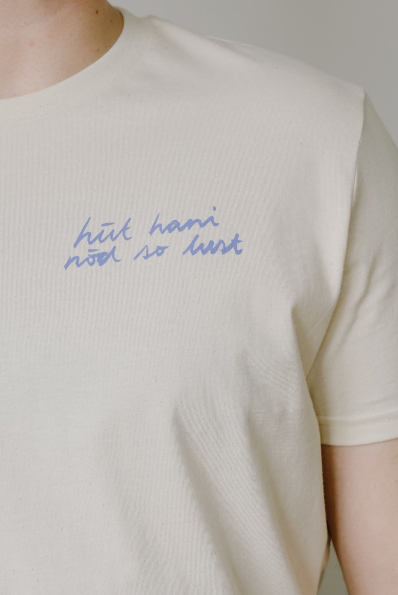 Unisex T-Shirt - hüt hani nöd so lust - Natural - collab zürich