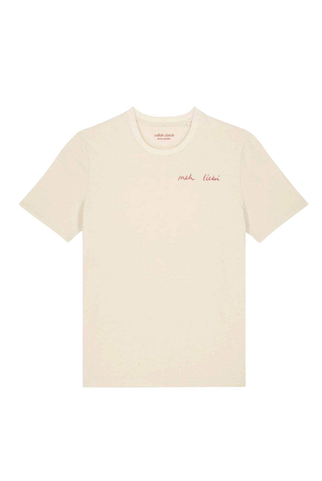 Unisex T-Shirt - meh liebi - Natural - collab zürich