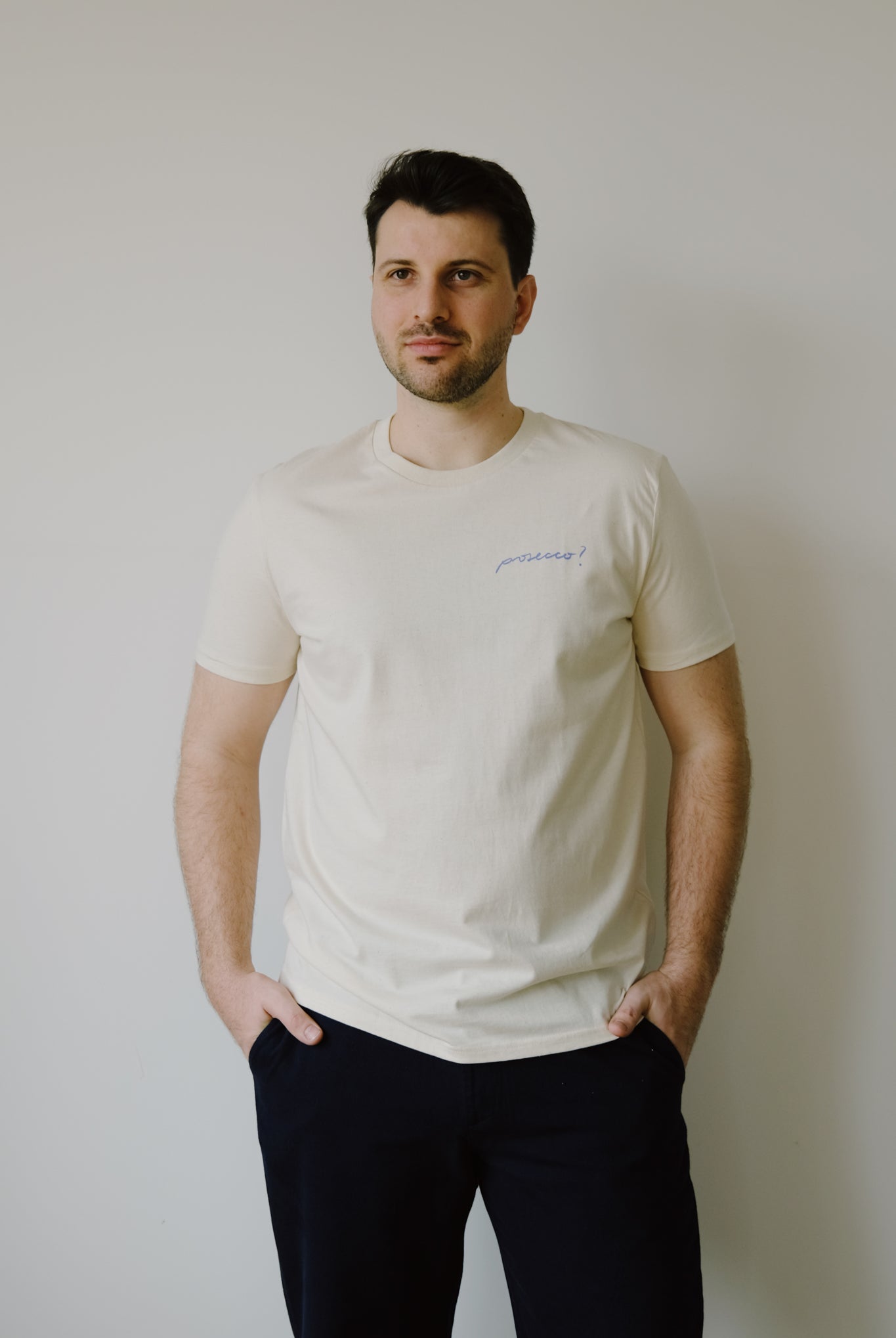 Unisex T-Shirt - prosecco? - Natural - collab zürich