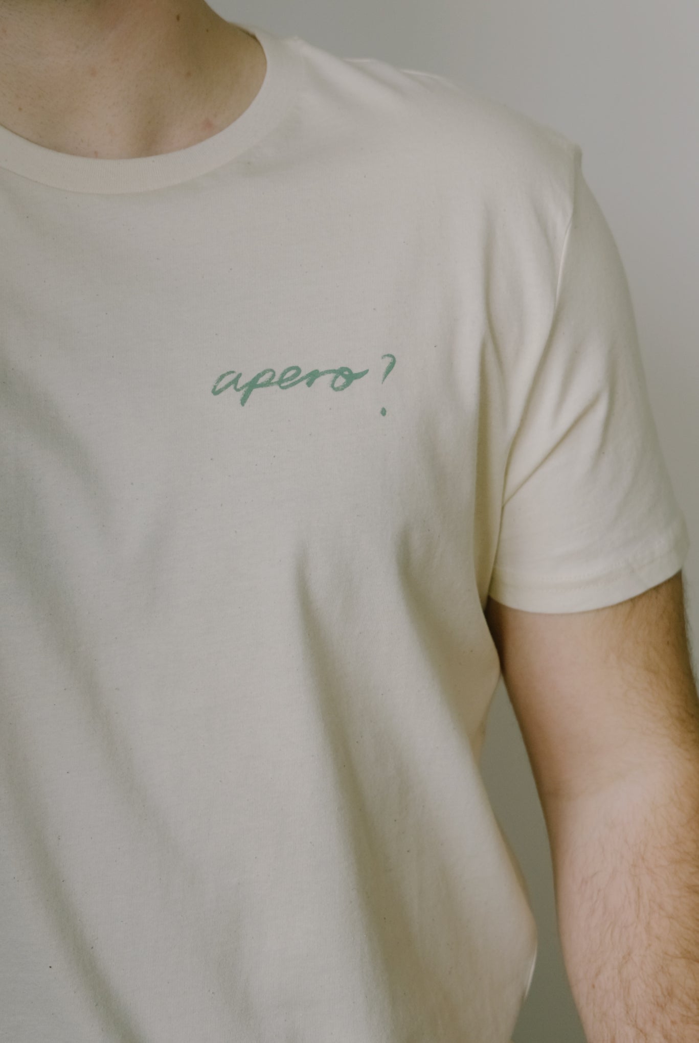 Unisex T-Shirt - apero? - Natural - collab zürich