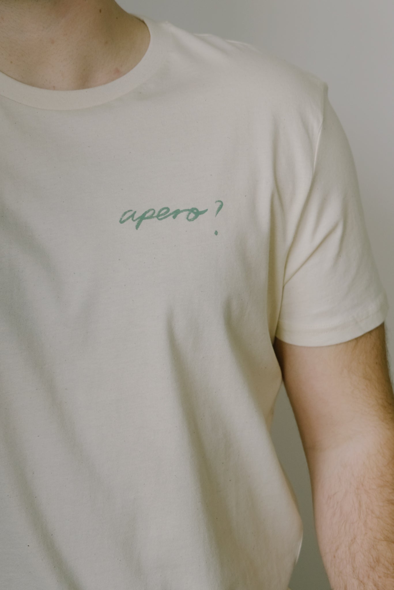 Unisex T-Shirt - apero? - Natural - collab zürich