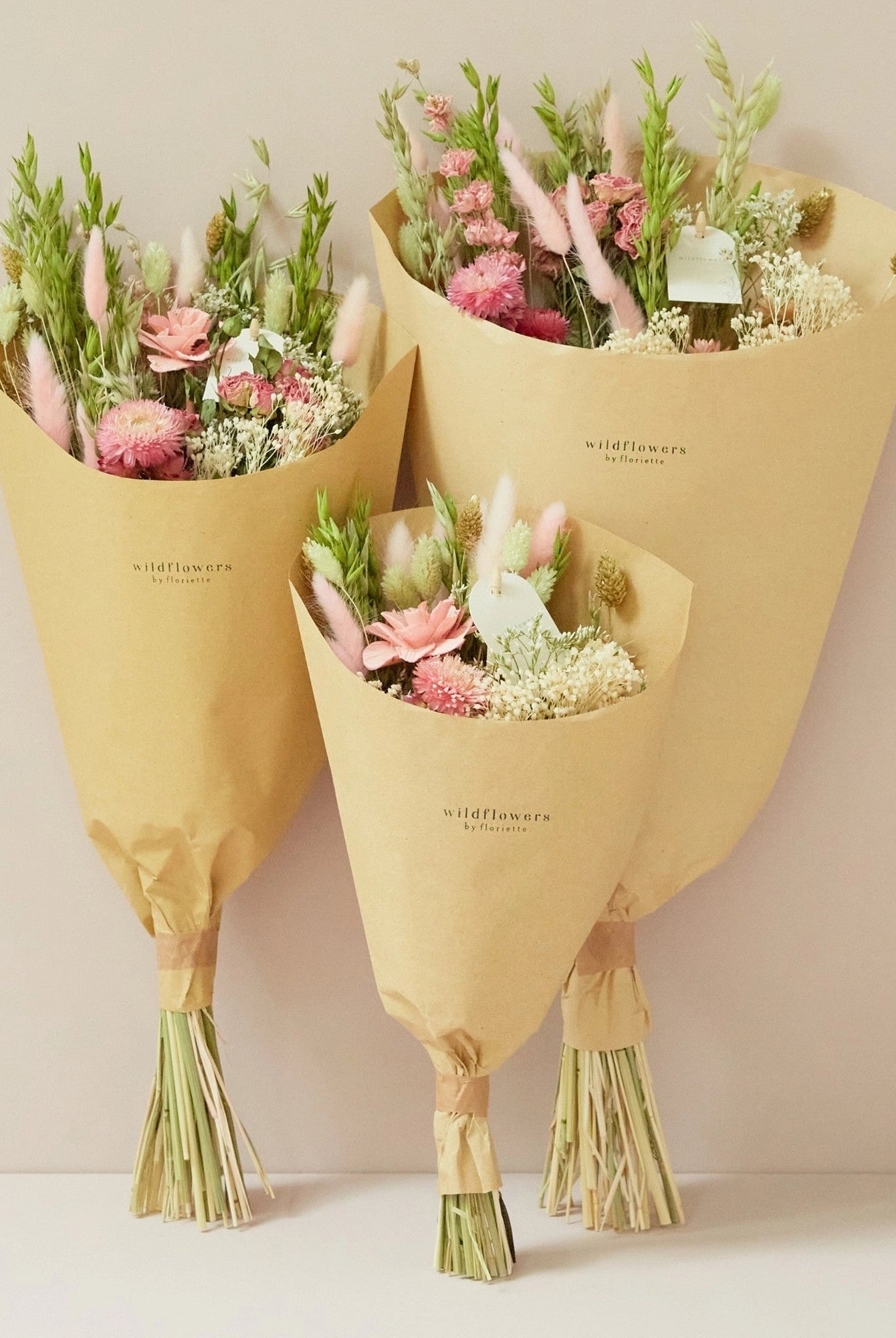 Dried Flowers - Bouquet - Pink Elegance - collab zürich