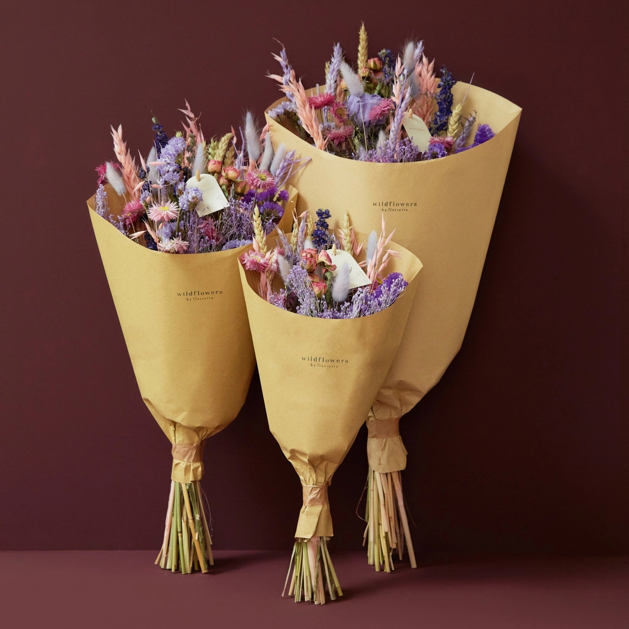 Dried Flowers - Bouquet - Purple Glow - collab zürich