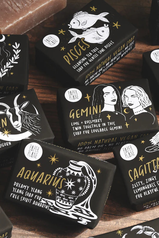 natural soap bar - zodiac signs - collab zürich