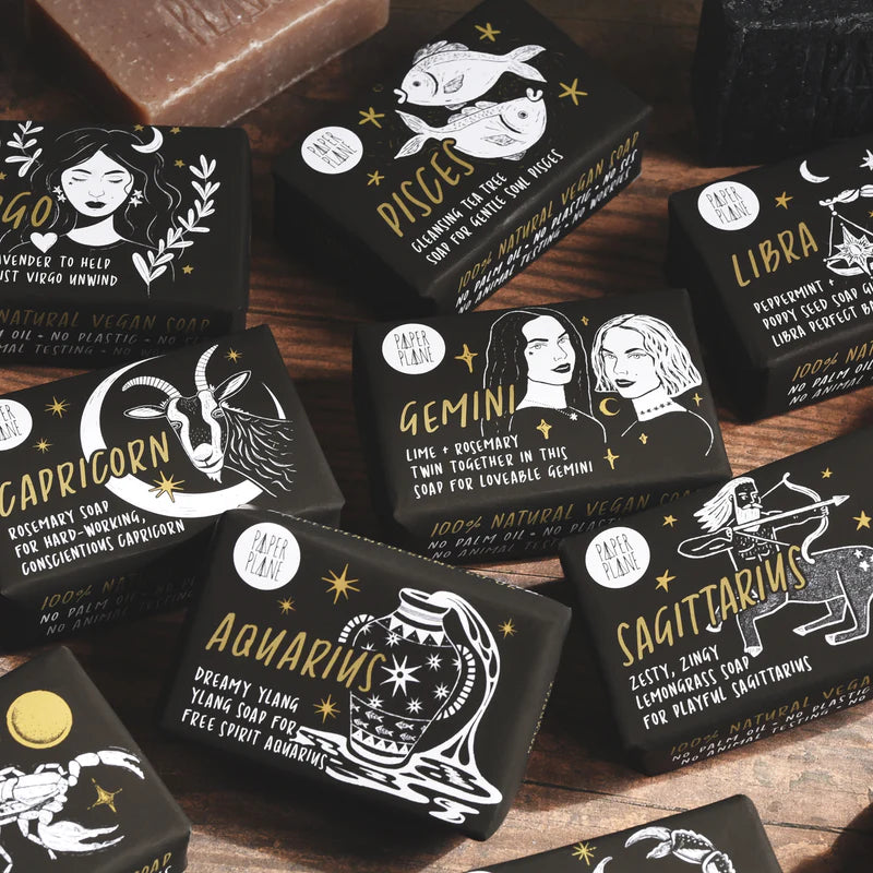 natural soap bar - zodiac signs - collab zürich