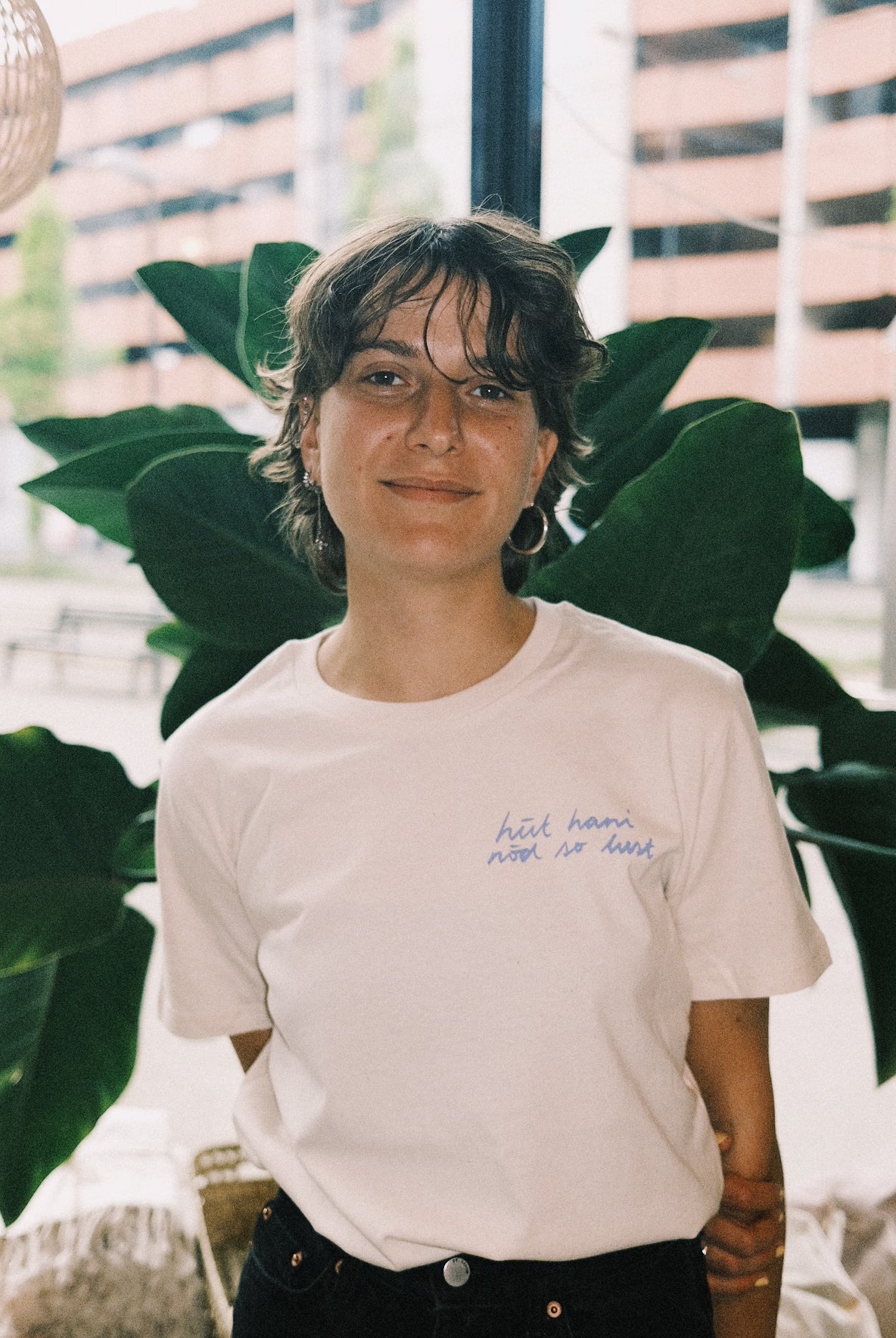 Unisex T-Shirt - hüt hani nöd so lust - Natural - collab zürich