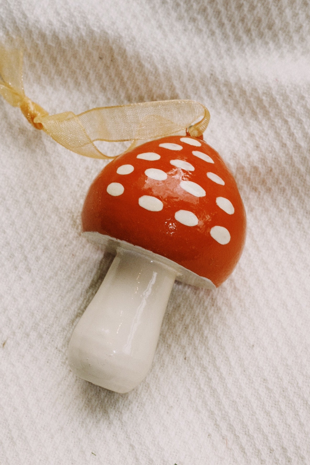 unbreakable christmas ornament - mushroom - collab zürich