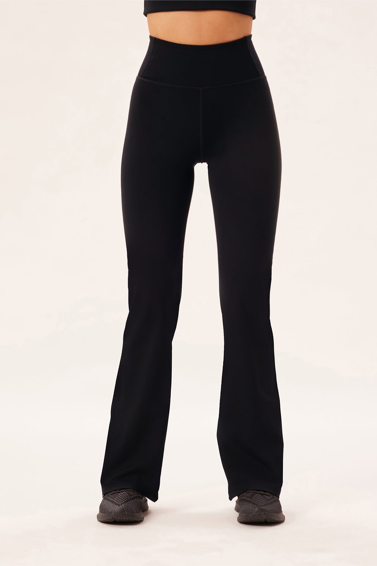 flare leggings - compressive - black - collab zürich