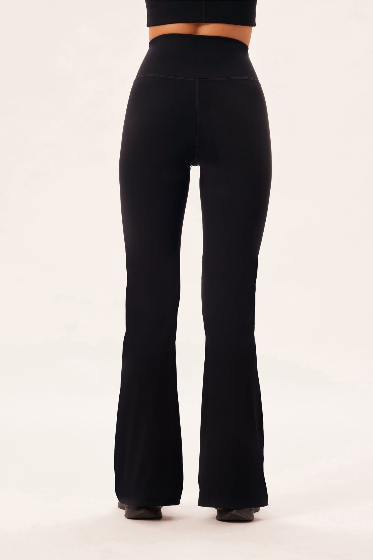 flare leggings - compressive - black - collab zürich