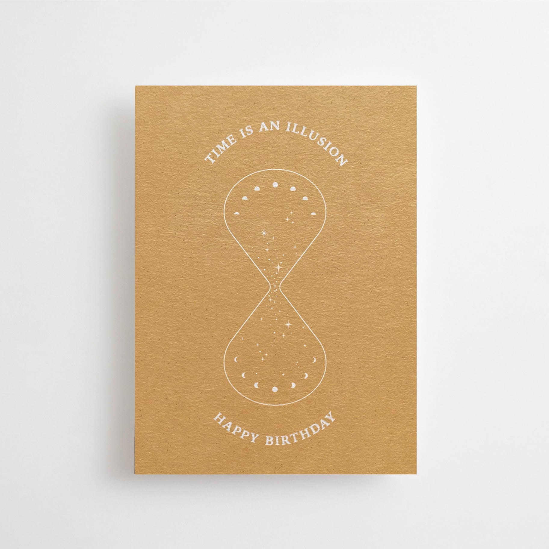 postcard - time is an illusion - happy birthday - collab zürich