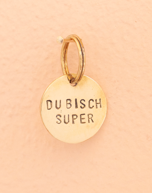 key tag - mini - du bisch super - collab zürich