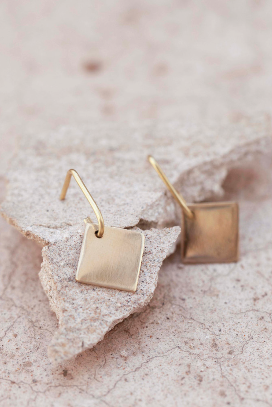 Earring Pendant - DINA - square - sale - collab zürich
