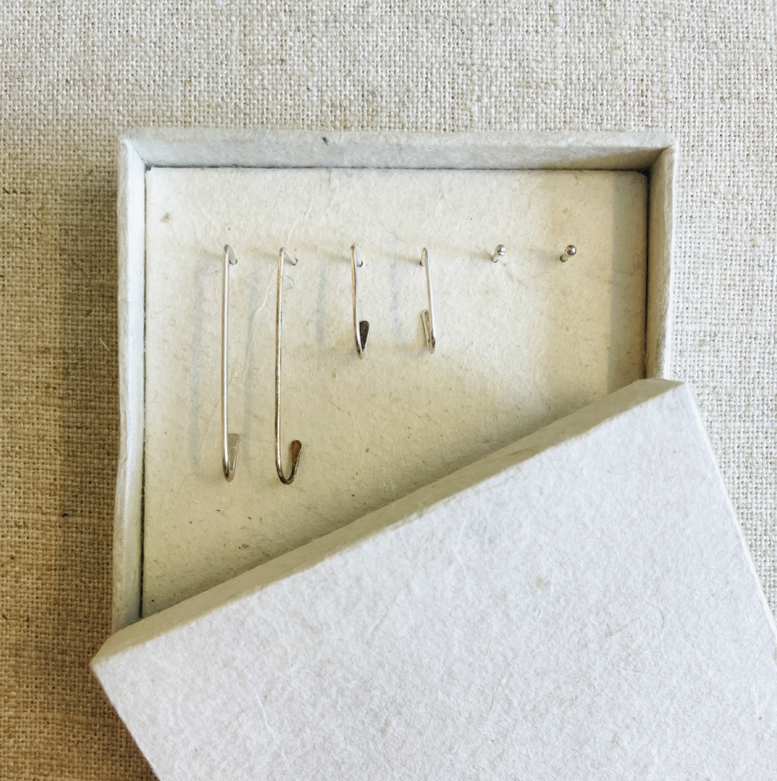 Earring Studs - DINA - set of three - sale - collab zürich
