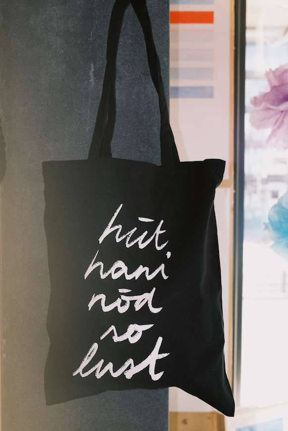 Tote Bag - hüt hani nöd so lust - Schnüerlischrift - collab zürich