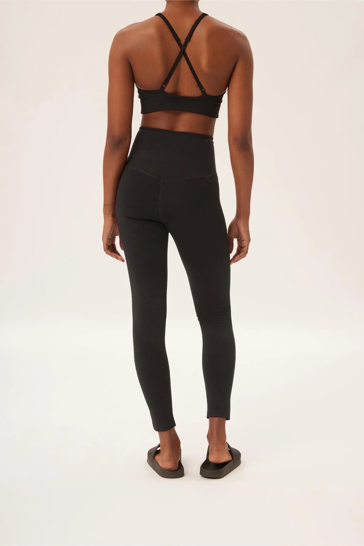 long leggings compressive - black - collab zürich